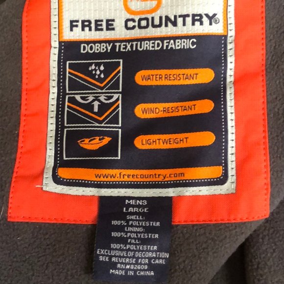 NWOT Free Country Men’s Jacket - Picture 6 of 8